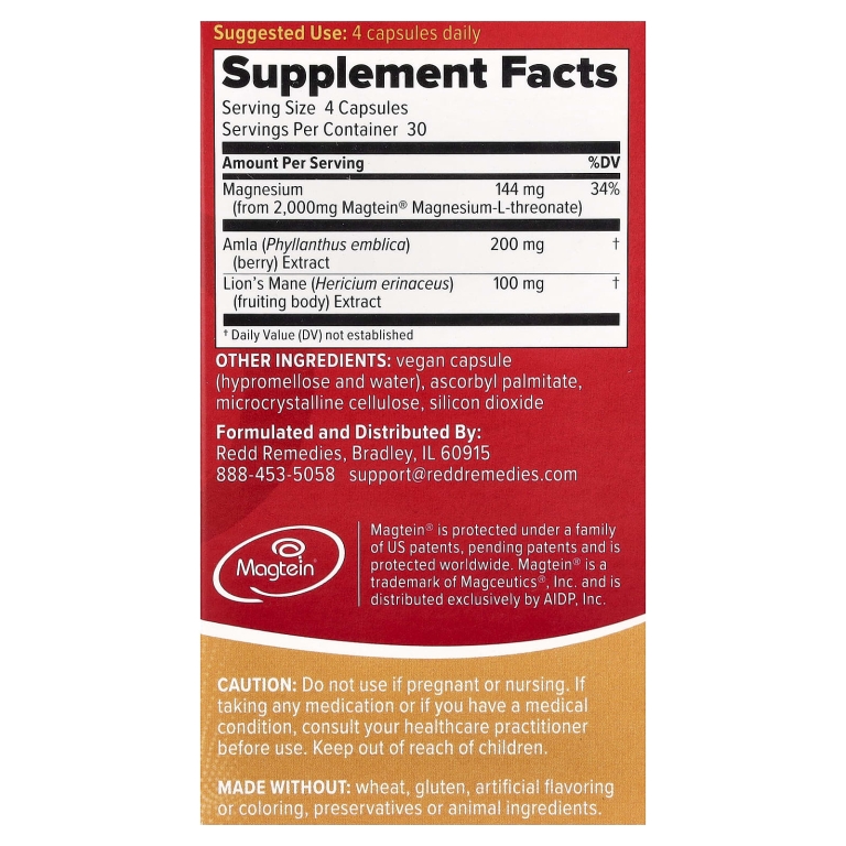 Redd Remedies, Brain Awakening™, 120 веганских капсул (Товар снят с продажи) 