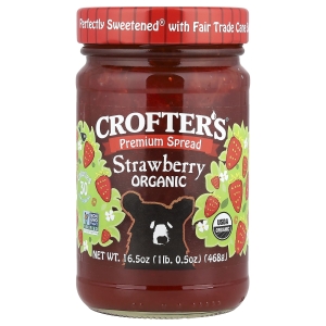 Crofter's Organic, Органический спред премиального качества, клубника, 468 г (16,5 унции) (Товар снят с продажи) 
