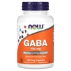 NOW Foods, ГАМК, 750 мг, 100 растительных капсул