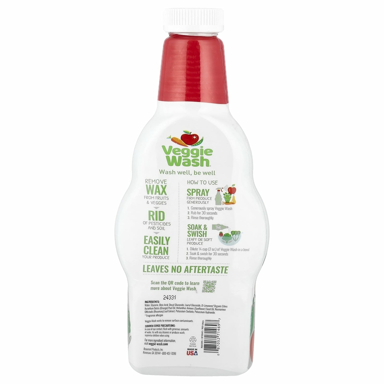 Citrus Magic, Veggie Wash®, средство для мытья фруктов и овощей, 946 мл (32 жидк. Унции)