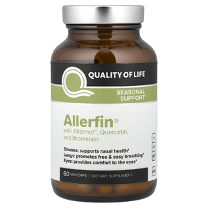 Quality of Life, Allerfin®, 60 растительных капсул