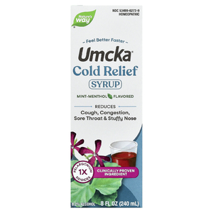 Nature's Way, Umcka®, сироп от простуды, со вкусом мяты и ментола, 240 мл (8 жидк. унций)