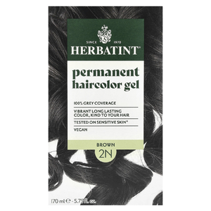 Herbatint, перманентная гель-краска для волос, 2N, коричневый, 135 мл (4,56 жидк. унций)