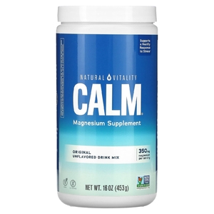 Natural Vitality, CALM, смесь для приготовления напитка с магнием, оригинальный вкус без добавок, 453 г (16 унций)