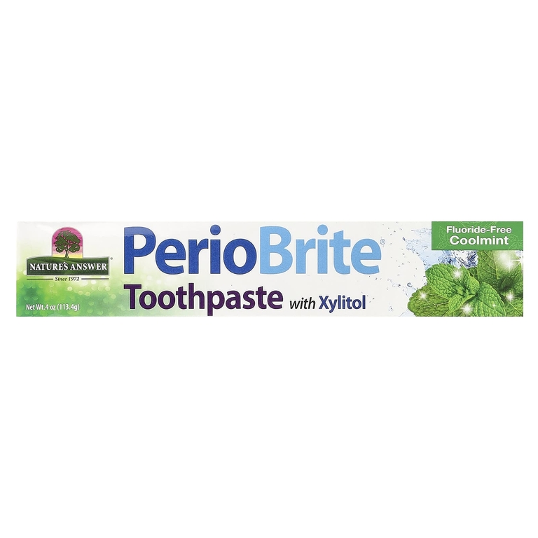 Nature's Answer, PerioBrite®, зубная паста с ксилитолом, холодная мята, 113,4 г (4 унции)