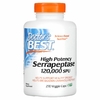 Doctor's Best, высокоэффективная серрапептаза, 120 000 SPU, 270 вегетарианских капсул