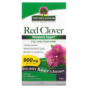 Nature's Answer, красный клевер, 450 мг, 90 вегетарианских капсул