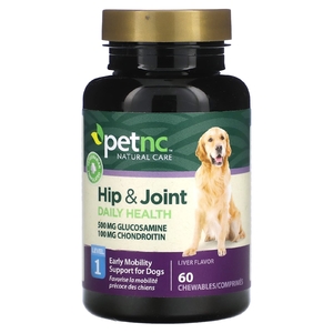 petnc NATURAL CARE, Hip & Joint, уровень 1, печень, 60 жевательных таблеток