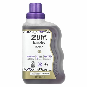 ZUM, Zum Clean, жидкое мыло для стирки с ароматерапевтическим эффектом, ладан и мирра, 940 мл (32 жидк. унции)