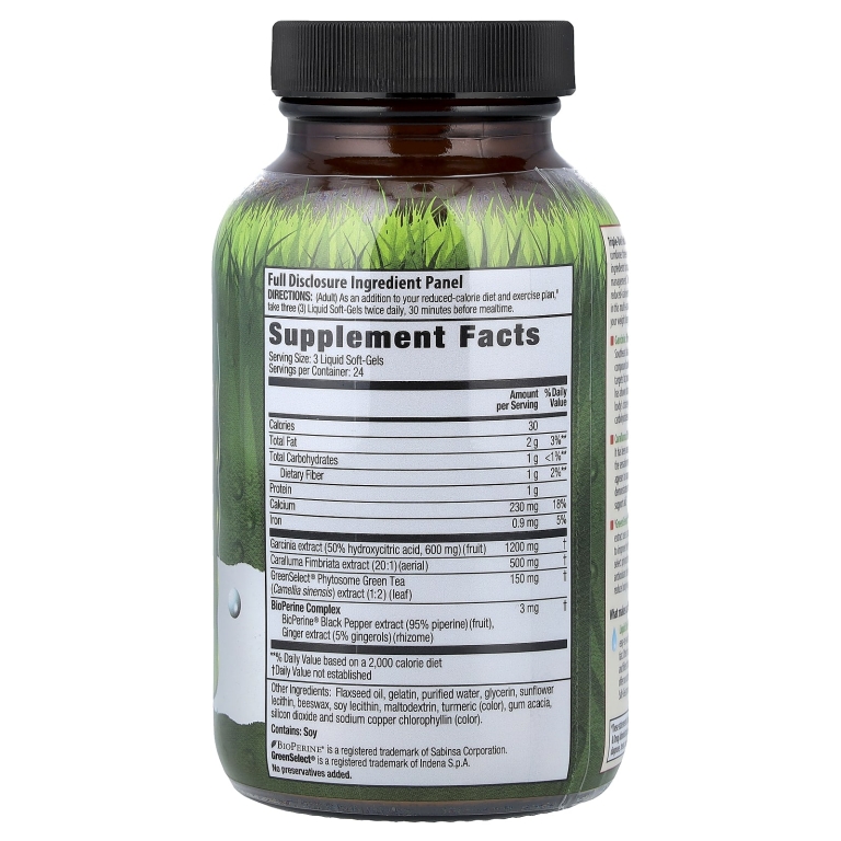 Irwin Naturals, растительный комплекс для снижения веса, 72 желатиновых капсулы