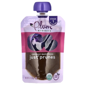 Plum Organics, органическое детское питание, для детей от 4 месяцев, Just Prunes, 99 г (3,5 унции)