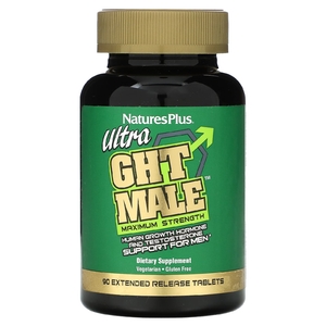 NaturesPlus, Ultra GHT Male, 90 таблеток с замедленным высвобождением