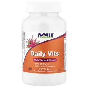 NOW Foods, комплекс мультивитаминов и минералов Daily Vits™, 250 таблеток