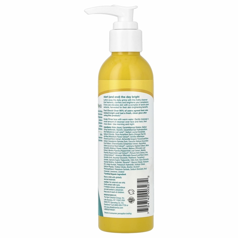 Alba Botanica, Даже & Bright, очищающий гель, швейцарский альпийский комплекс, 177 мл (6 жидк. унций)