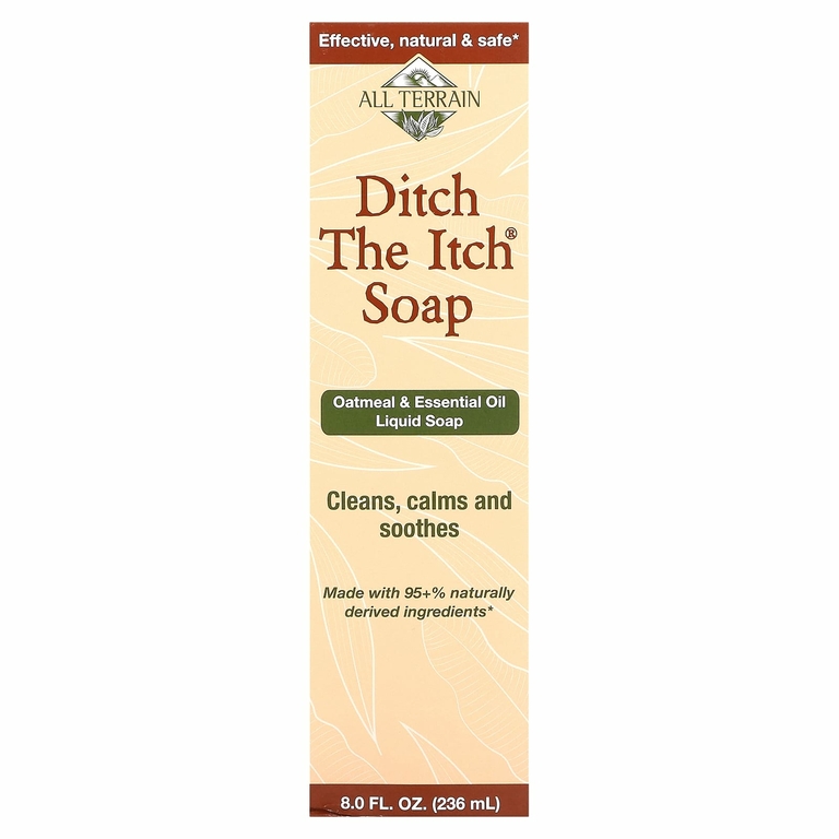 All Terrain, Ditch the Itch Soap, жидкое мыло с овсянкой и эфирными маслами, 236 мл (8 жидк. унц.) (Товар снят с продажи) 