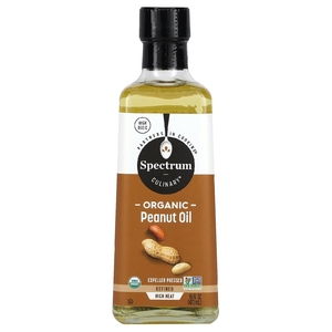 Spectrum Culinary, органическое арахисовое масло, отжатое шнековым прессом, 473 мл (16 жидк. унций)
