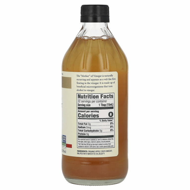 Spectrum Culinary, органический яблочный уксус, нефильтрованный, 473 мл (16 жидк. унций)
