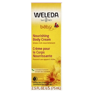 Weleda, детский питательный крем для тела, с экстрактом календулы, 75 мл (2,5 жидк. унции)