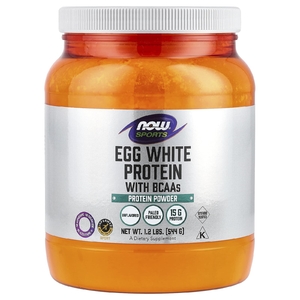 NOW Foods, Sports, протеин из яичного белка, протеиновый порошок, 544 г (1,2 фунта)