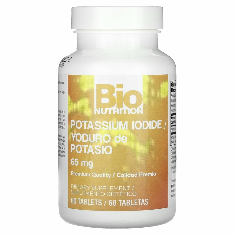 Bio Nutrition, Йодид калия, 65 мг, 60 таблеток