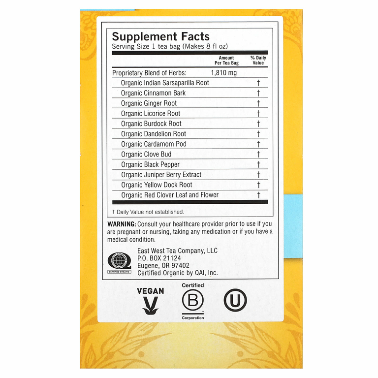 Yogi Tea, Detox, без кофеина, 16 чайных пакетиков, 29 г (1,02 унции)