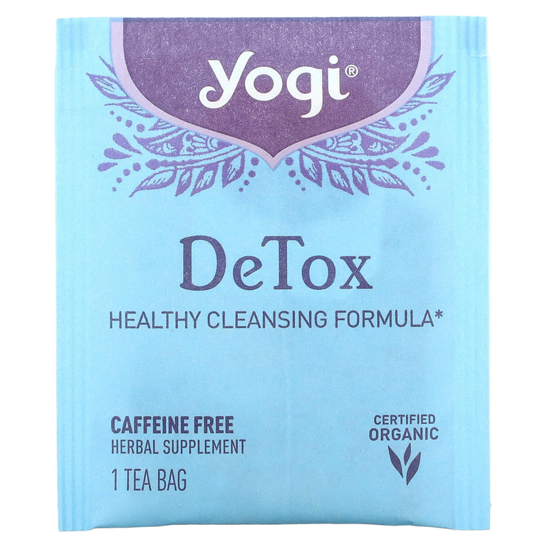 Yogi Tea, Detox, без кофеина, 16 чайных пакетиков, 29 г (1,02 унции)