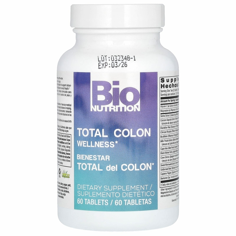 Bio Nutrition, Total Colon Wellness, 60 таблеток