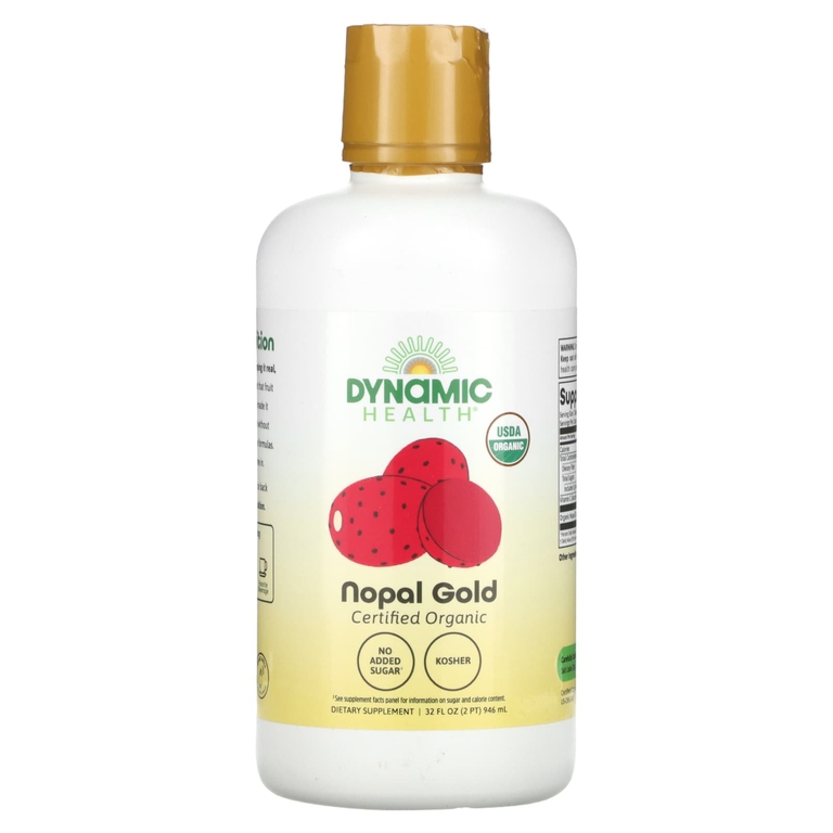 Dynamic Health, Сертифицированный органический продукт Nopal Gold, 946 мл (32 жидк. унц.)