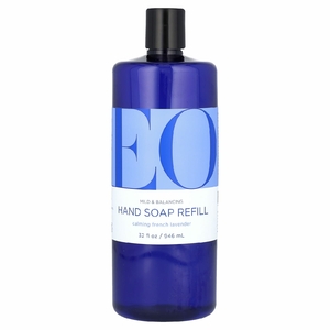EO Products, мыло для рук, запасной блок, успокаивающая французская лаванда, 946 мл (32 жидк. унции)