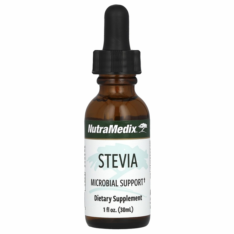 NutraMedix, Стевия, поддержка микроорганизмов, 30 мл (1 жидк. Унция)