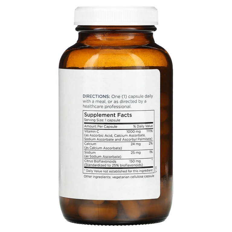 Metabolic Maintenance, Буферизованный витамин C с биофлавоноидами, 1000 мг, 90 капсул