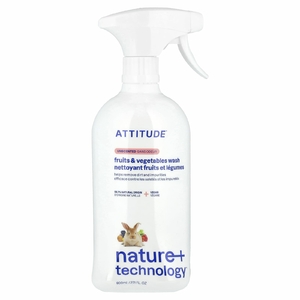 ATTITUDE, очищающее средство для фруктов и овощей, 800 мл (27,1 жидкой унции)