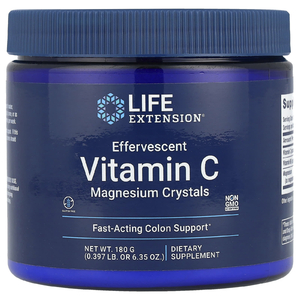 Life Extension, Шипучий витамин C, кристаллы магния, 180 г (6,35 унции)