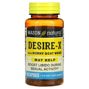 Mason Natural, Desire-X с горянкой, 60 капсул
