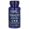 Life Extension, витамин D3 с Sea-Iodine, 125 мкг (5000 МЕ), 60 капсул