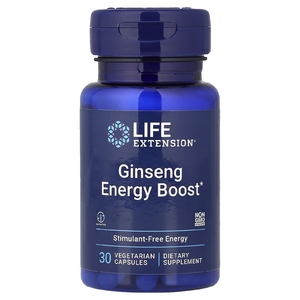 Life Extension, Ферментированный экстракт азиатского женьшеня, 30 вегетарианских капсул