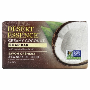 Desert Essence, Мыло, кремовый кокос, 5 унций (142 г)