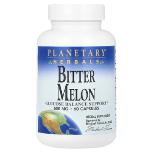Planetary Herbals, горькая дыня, 500 мг, 60 капсул