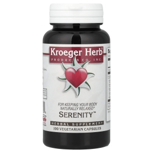 Kroeger Herb Co, Serenity™, 100 вегетарианских капсул (Товар снят с продажи) 