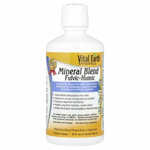 Vital Earth Minerals, Смесь фульвовых и гуминовых минералов, 32 жидкие унции (946 мл)