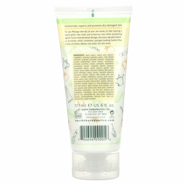 Earth Therapeutics, Gardener's Hand Repair, защитный кондиционер, 177 мл (6 жидк. унц.)