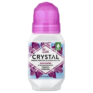 CRYSTAL, обогащённый минералами дезодорант с шариковым аппликатором, без запаха, 66 мл (2,25 жидк. унции)