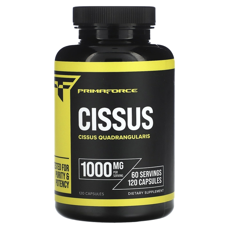 Primaforce, циссус четырехугольный (Cissus erecta), 1000 мг, 120 капсул (500 мг в 1 капсуле)