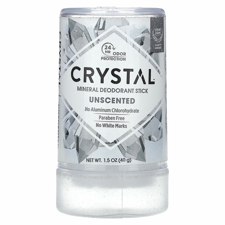 CRYSTAL, минеральный дезодорант-карандаш, без запаха, 40 г (1,5 унции)