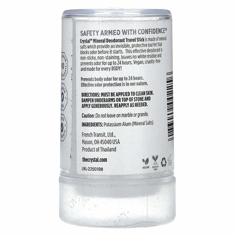 CRYSTAL, минеральный дезодорант-карандаш, без запаха, 40 г (1,5 унции)