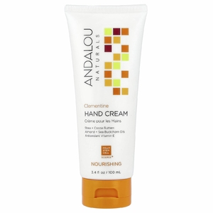 Andalou Naturals, A Path of Light®, крем для рук с маслом ши и какао, клементин, 100 мл (3,4 жидк. Унции)