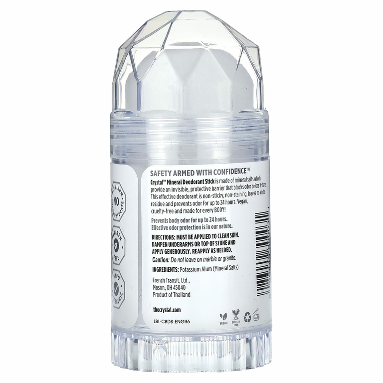 CRYSTAL, минеральный дезодорант-карандаш, без запаха, 120 г (4,25 унции)