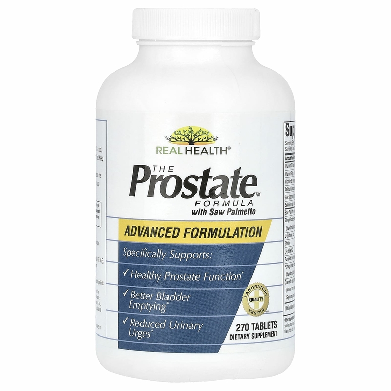 Real Health, The Prostate, комплекс для здоровья простаты с сереноей, 270 таблеток