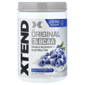 XTEND, 7 г аминокислот с разветвленной цепью, со вкусом голубой малины, 405 г (14,3 унции)