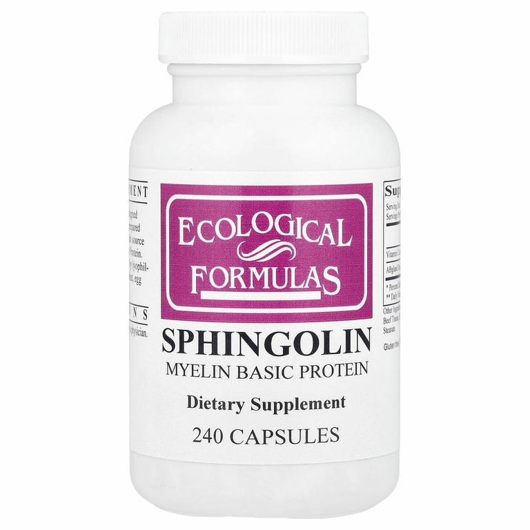Ecological Formulas, Sphingolin, основной белок миелина, 240 капсул